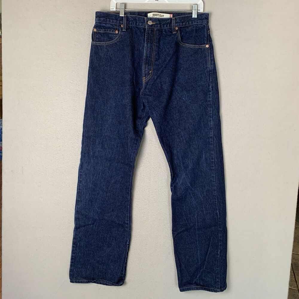 Levis 517 Jeans Mens 36x36 (34) Blue Cotton Bootcut Western Cowboy Denim Vtg Y2K